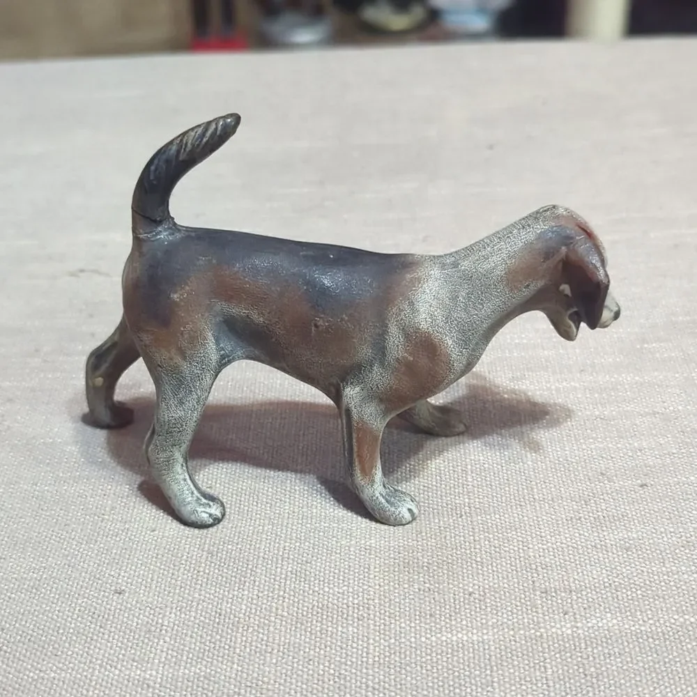 Vintage Porcelain fox‎ hound Dog Figurines Made In Japan